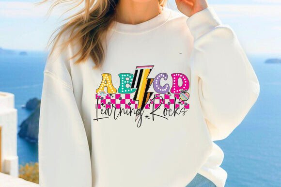ABCD Learning Rocks Graphics for T-Shirt Designs