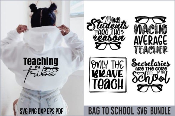 Reading Book SVG Bundle: Teacher Graphics for T-Shirt Designs