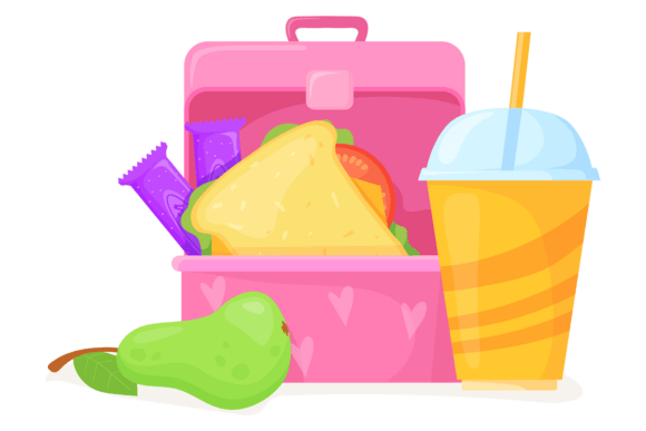School Lunch Box Graphics & Illustrations Review