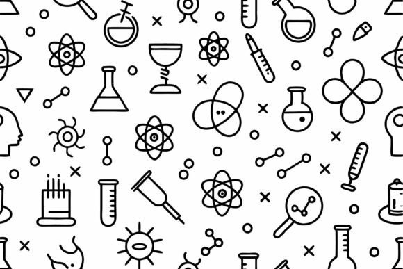 Science Lab Pattern: Graphics & Backgrounds