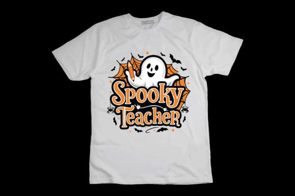 Spooky Teacher Halloween T-shirt Design Review