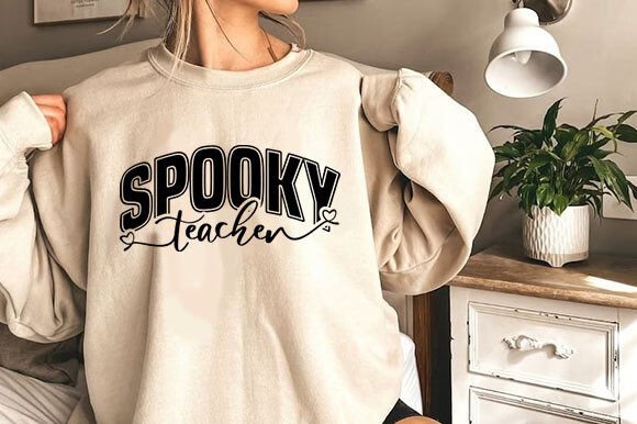 Spooky Teacher SVG: Graphics for T-Shirt Designs