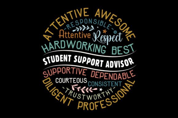 Student Support Advisor Graphics for T-Shirt Designs