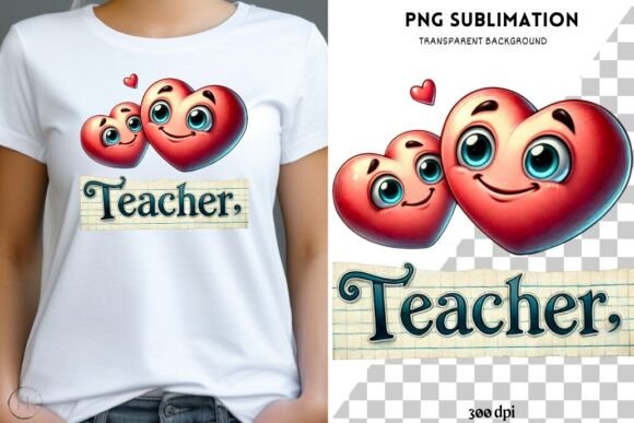 Teacher Hearts Graphics & Illustrations Review